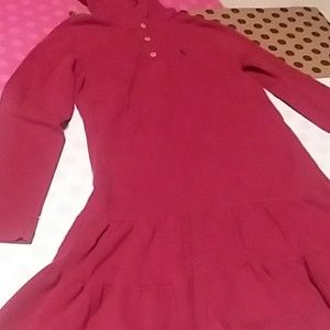 Girls hooded dress.